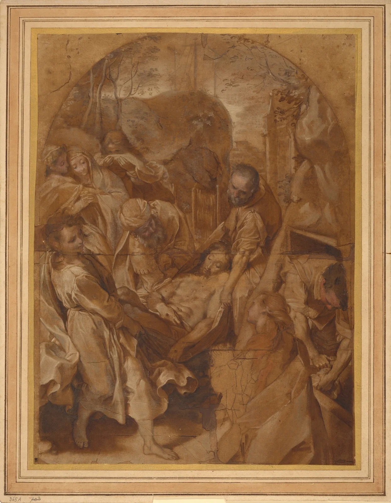 The Entombment av Federico Barocci