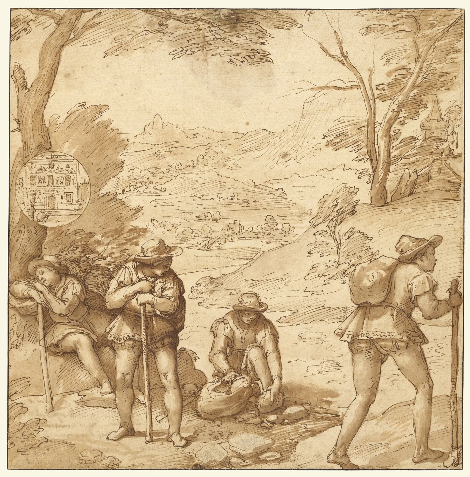Taddeo’s Hallucination av Federico Zuccaro