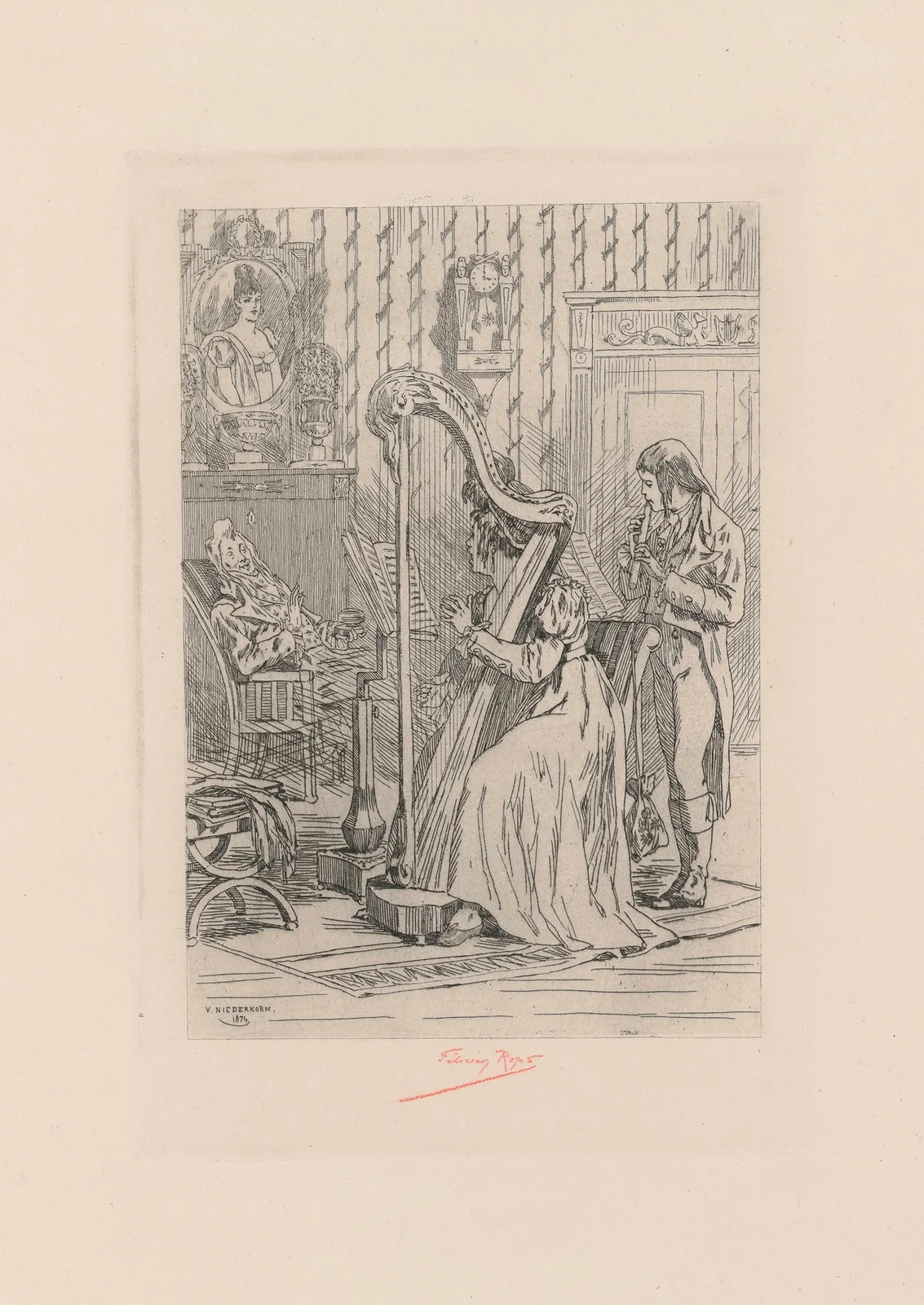 L’ariette av Félicien Rops