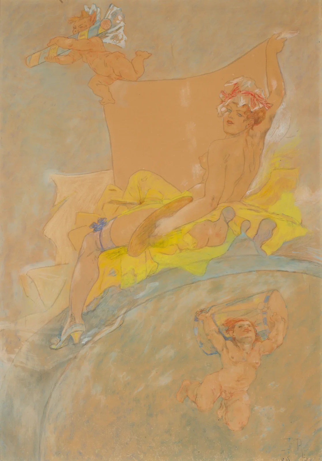 Projet d’affiche av Félicien Rops