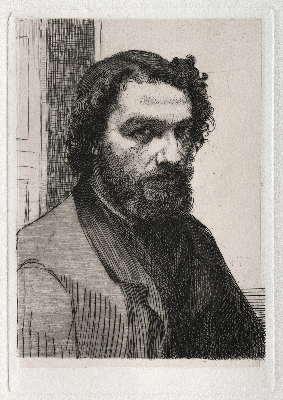 Alphonse Legros av Félix Bracquemond