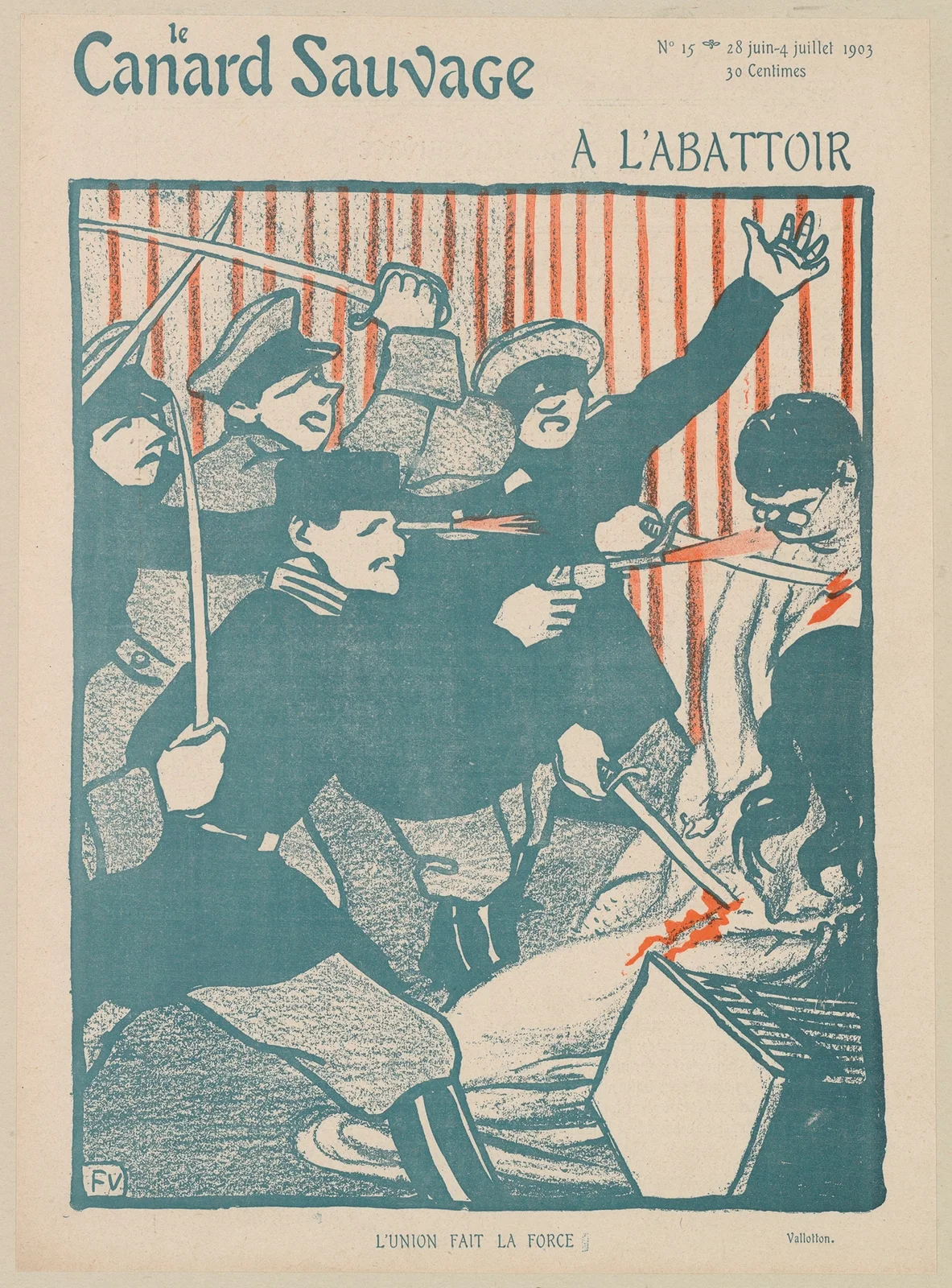 A L’Abattoir av Félix Vallotton