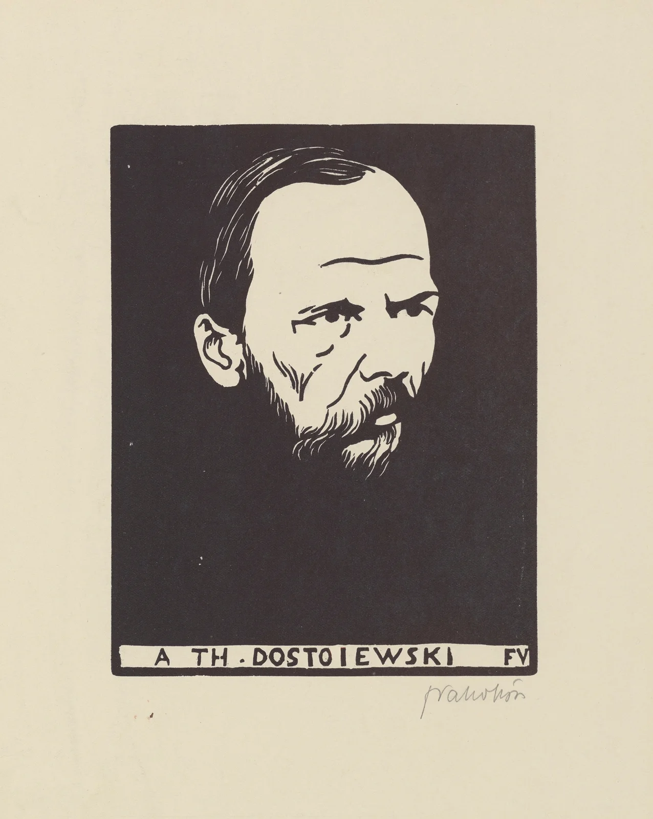 A Th. Dostoiewski av Félix Vallotton