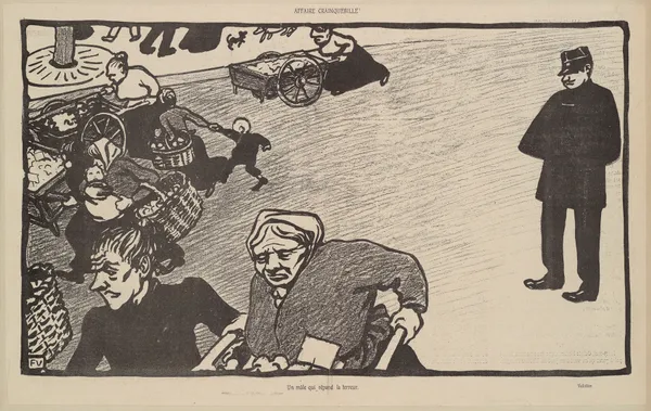 Affaire Crainquebille av Félix Vallotton