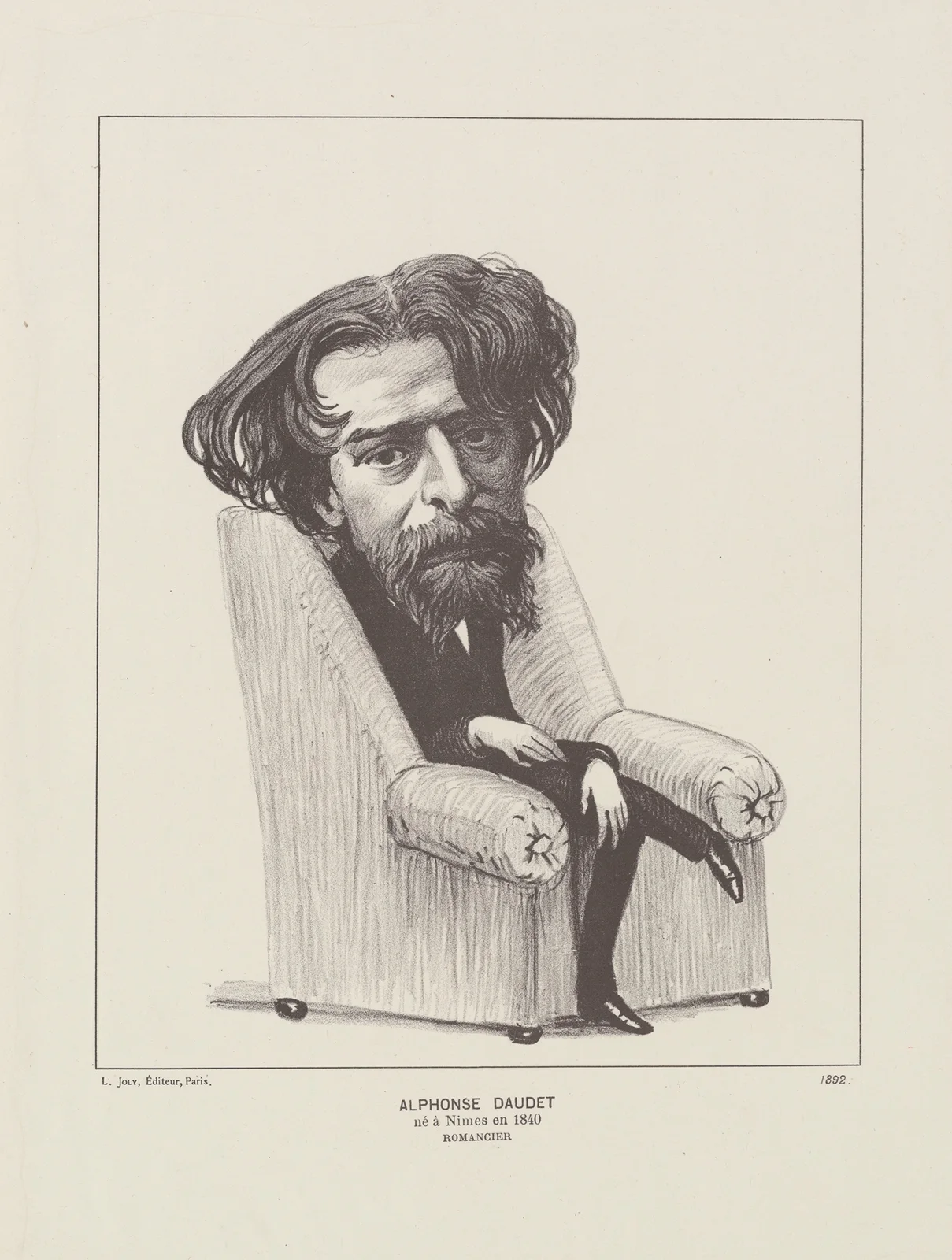 Alphonse Daudet av Félix Vallotton