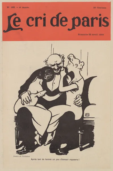 Après tant de haines un peu d’àmour reposera! av Félix Vallotton