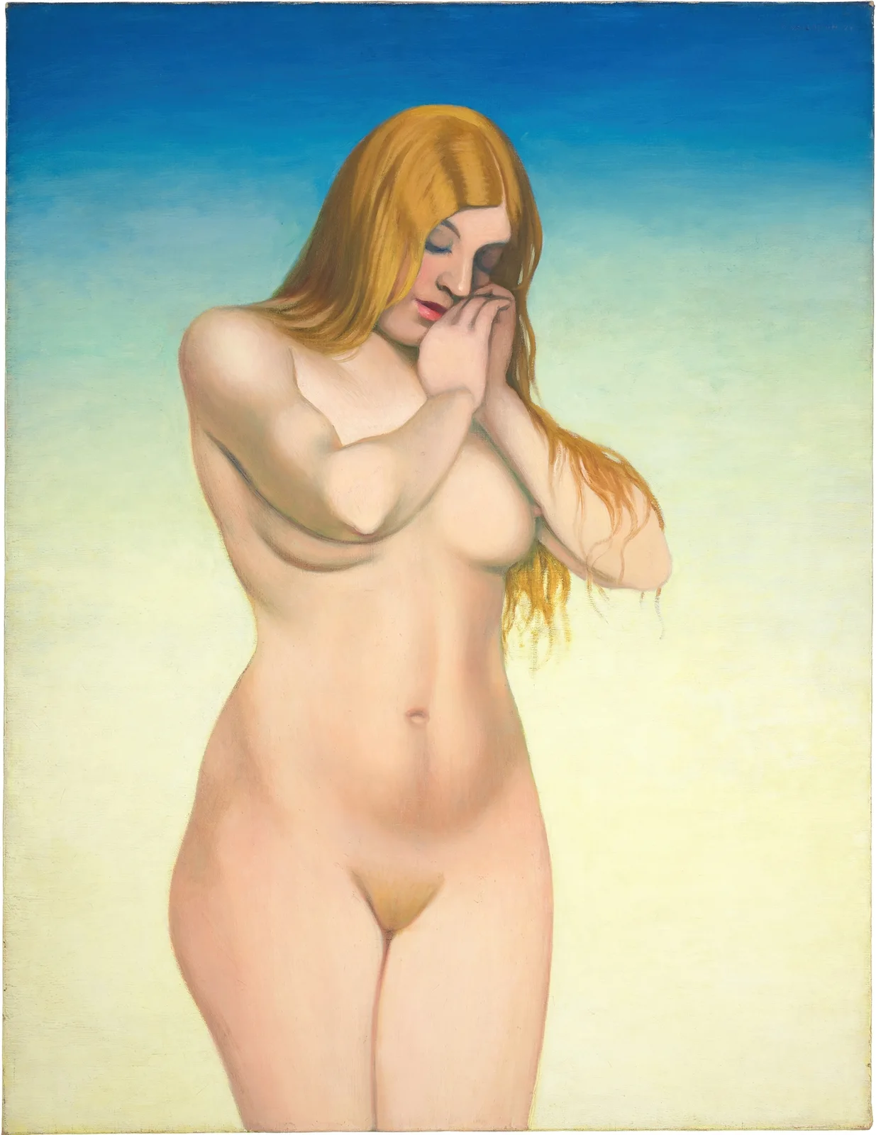 Blonde Nude av Félix Vallotton