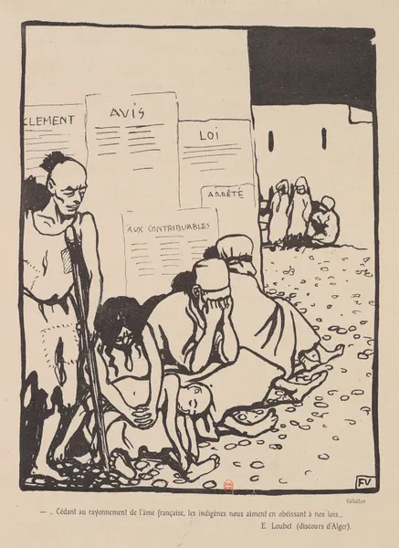 …Cedant au rayonnement de l’ame francaise,… av Félix Vallotton