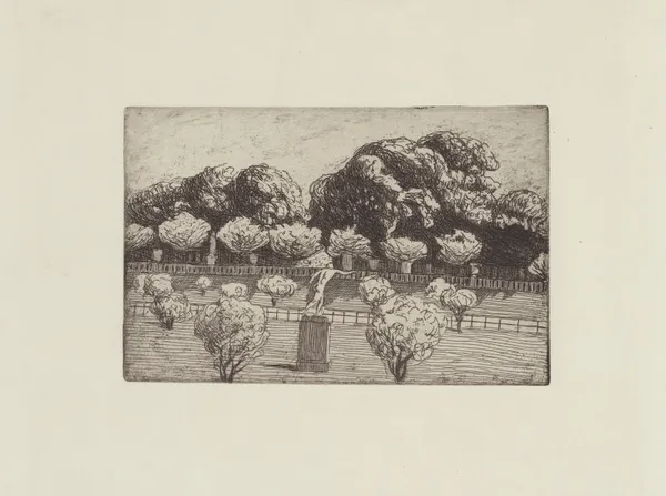 Colonnade du Luxembourg av Félix Vallotton