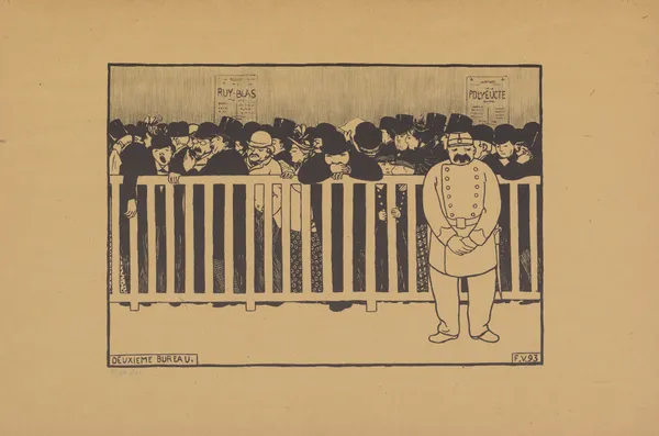 Deuxième bureau av Félix Vallotton