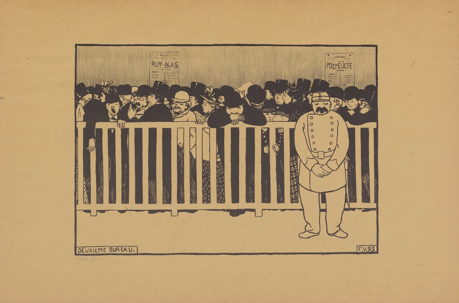 Deuxième bureau av Félix Vallotton