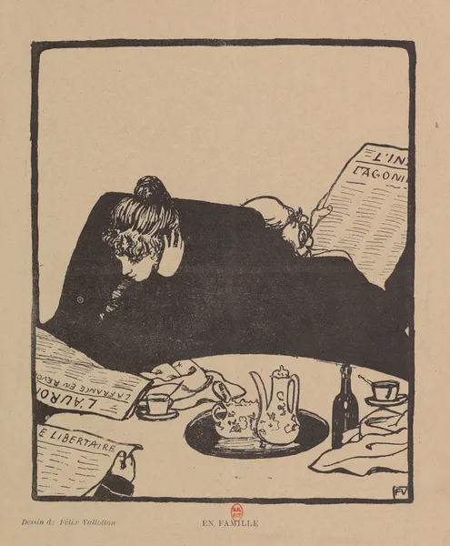 En Famille av Félix Vallotton