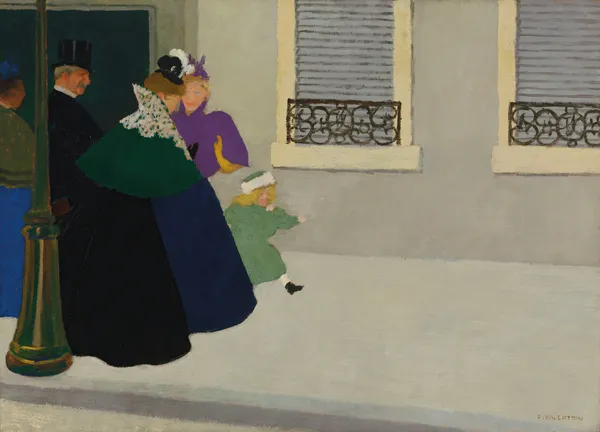 En promenade av Félix Vallotton
