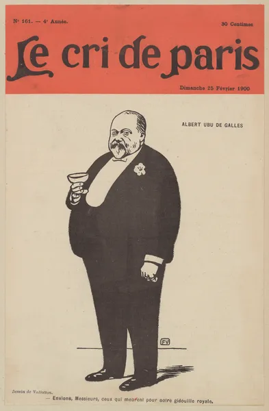 Envions, Messieurs, ceux qui meurent pour noire gidouille royale av Félix Vallotton