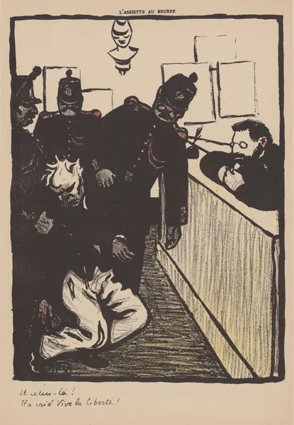 Et celui-là Il a crié Vive la liberté! av Félix Vallotton