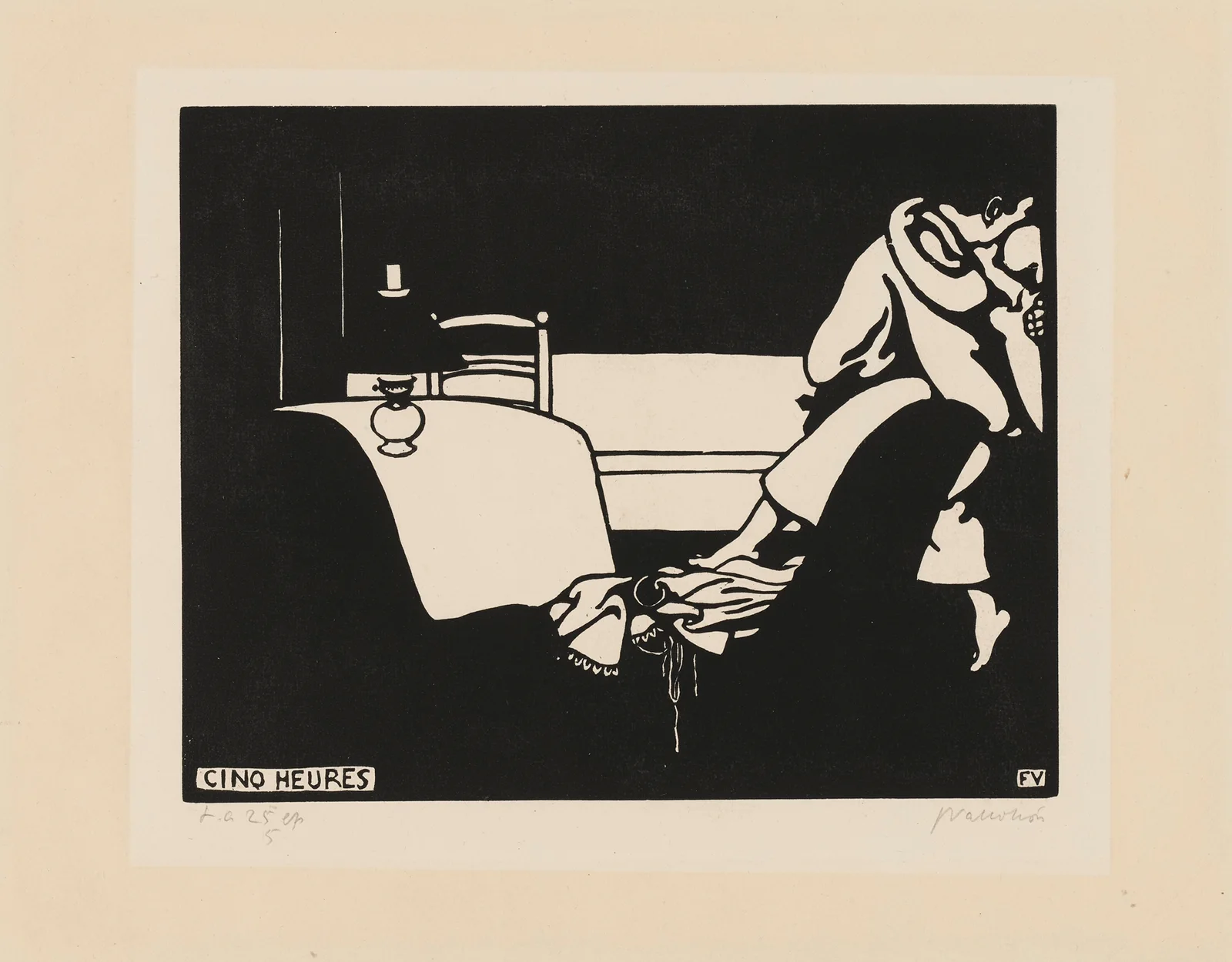 Five O’Clock (Cinq Heures) av Félix Vallotton