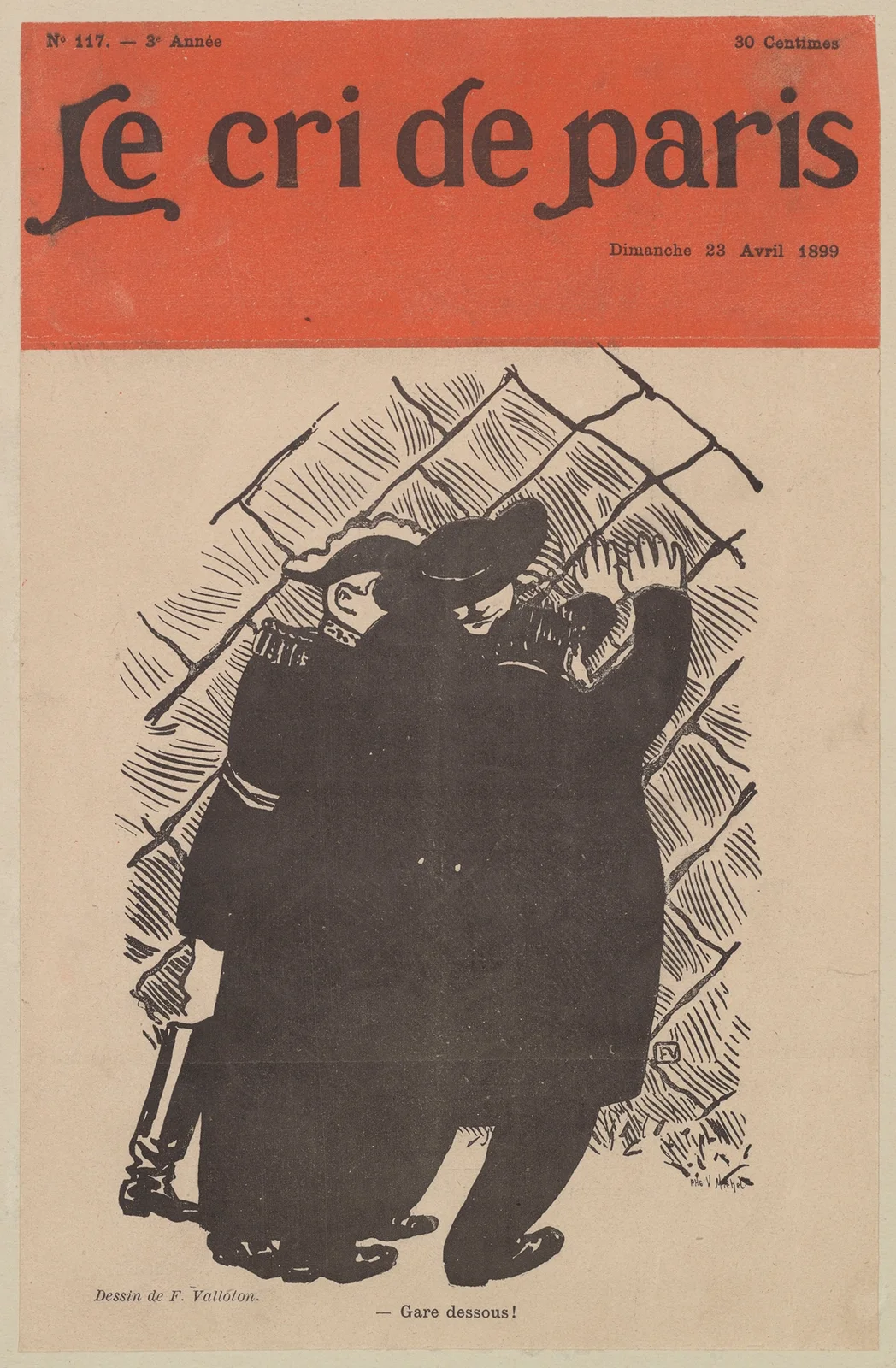 Gare dessous! av Félix Vallotton
