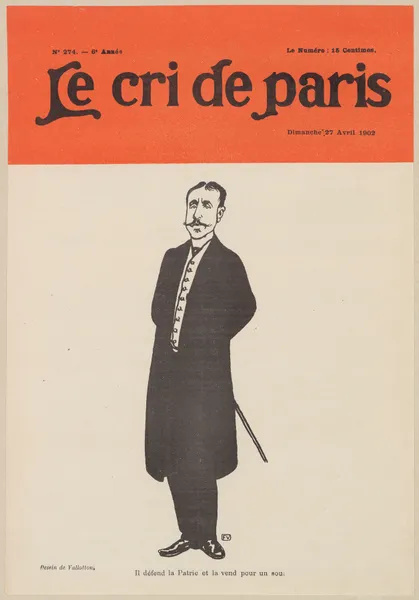 Il défend la Patrie et la vend pour un sou av Félix Vallotton