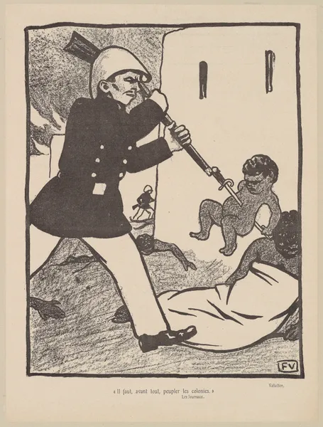 Il faut, avant tout, peupler les colonies av Félix Vallotton
