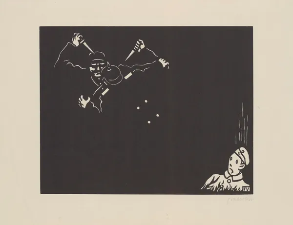 In the Darkness (Dans les Ténèbres) av Félix Vallotton