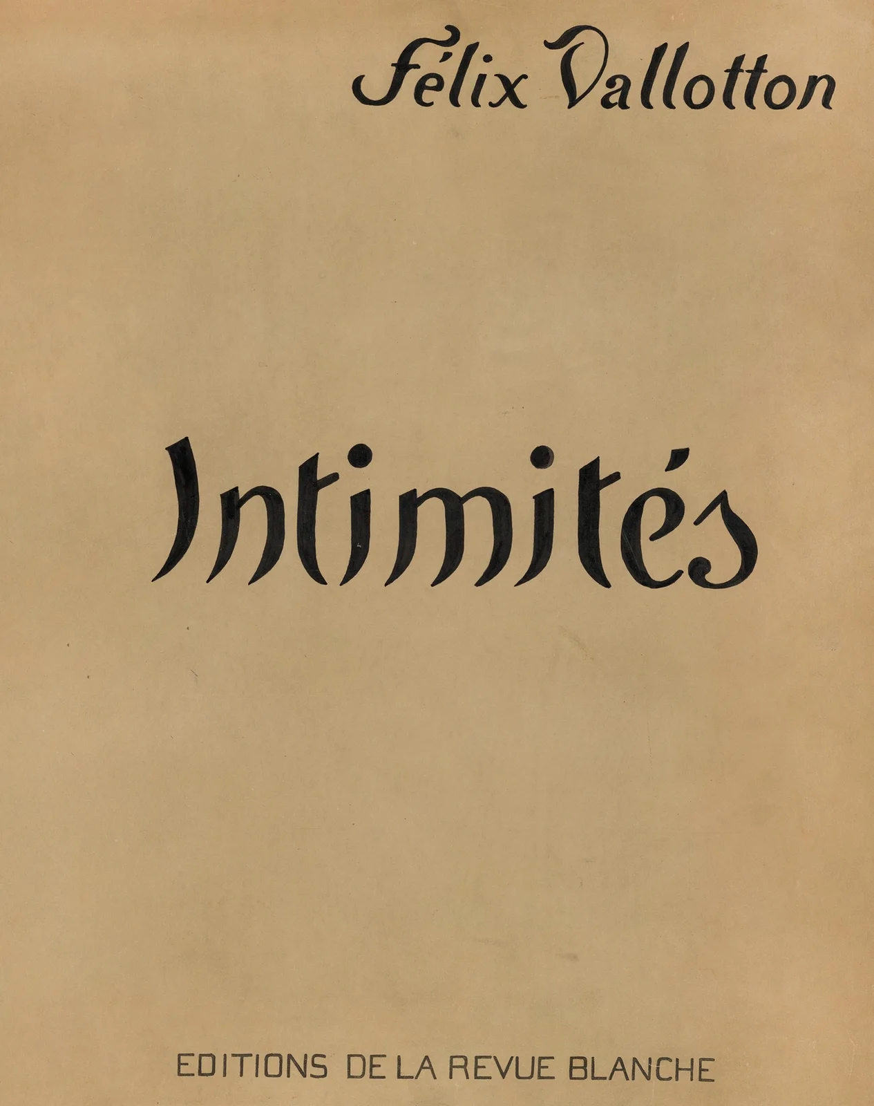 Intimités – Cover av Félix Vallotton