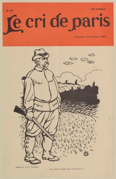 J’ai encore oublié mes cartouches! av Félix Vallotton