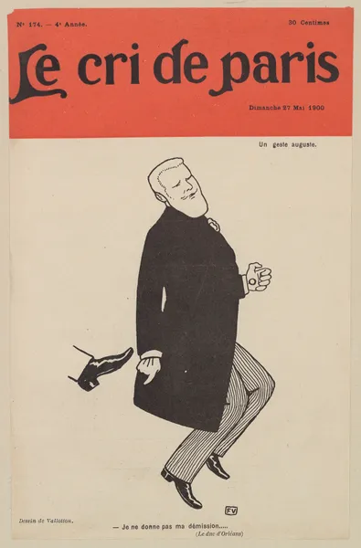 Je ne donne pas ma demission…(Le duc d’Orleans’) av Félix Vallotton