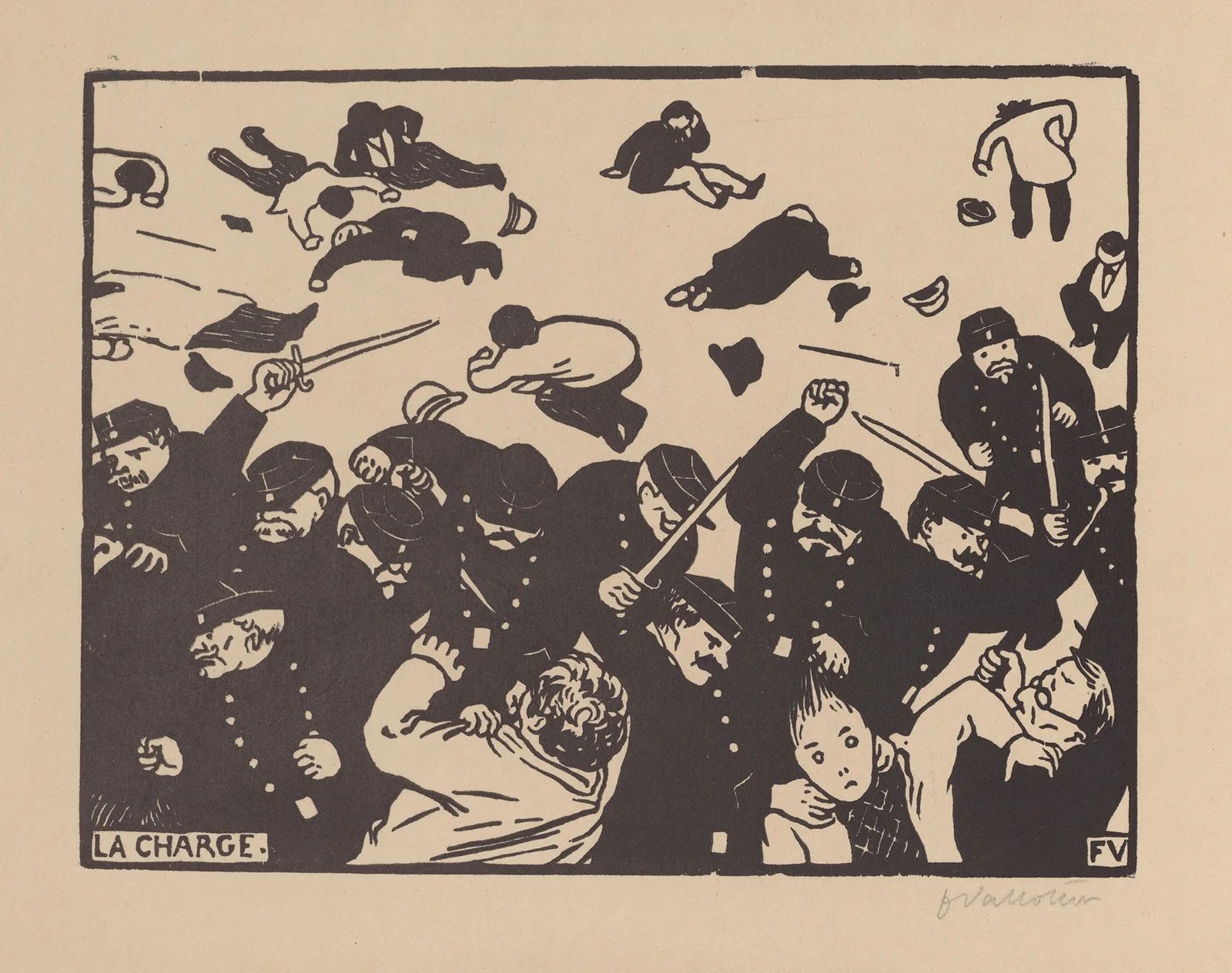 La charge av Félix Vallotton