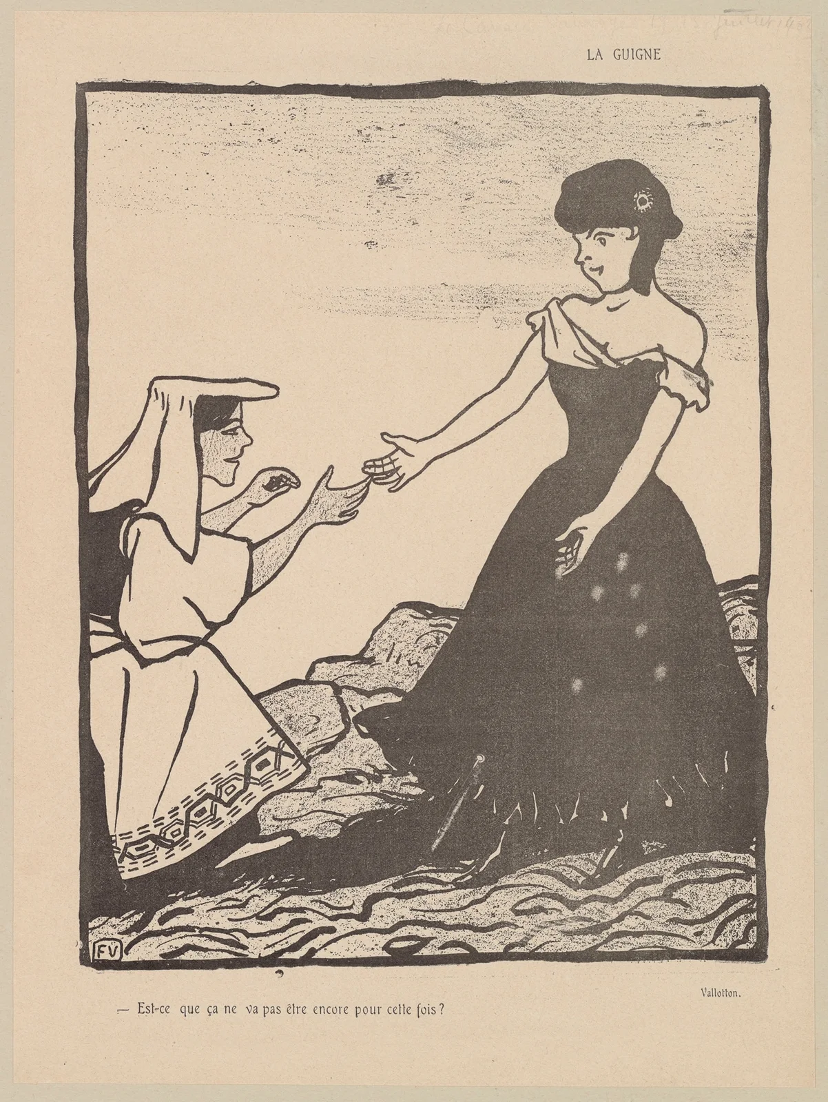 La Guigne av Félix Vallotton