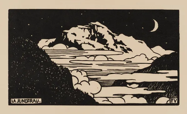 La Jungfrau, 1892 – nr 2 av Félix Vallotton