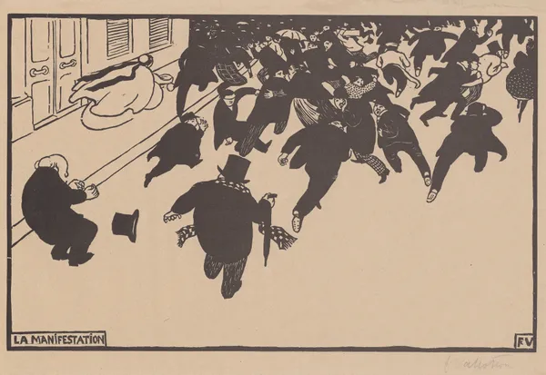 La manifestation av Félix Vallotton
