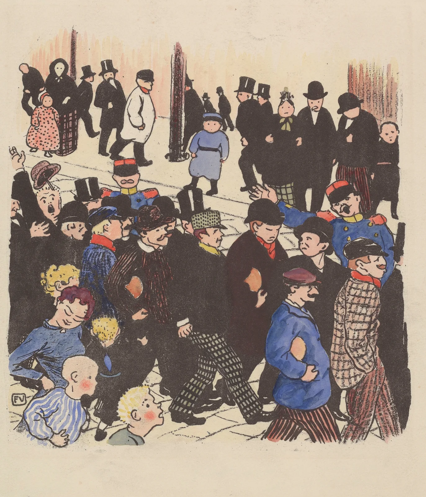 La rue av Félix Vallotton