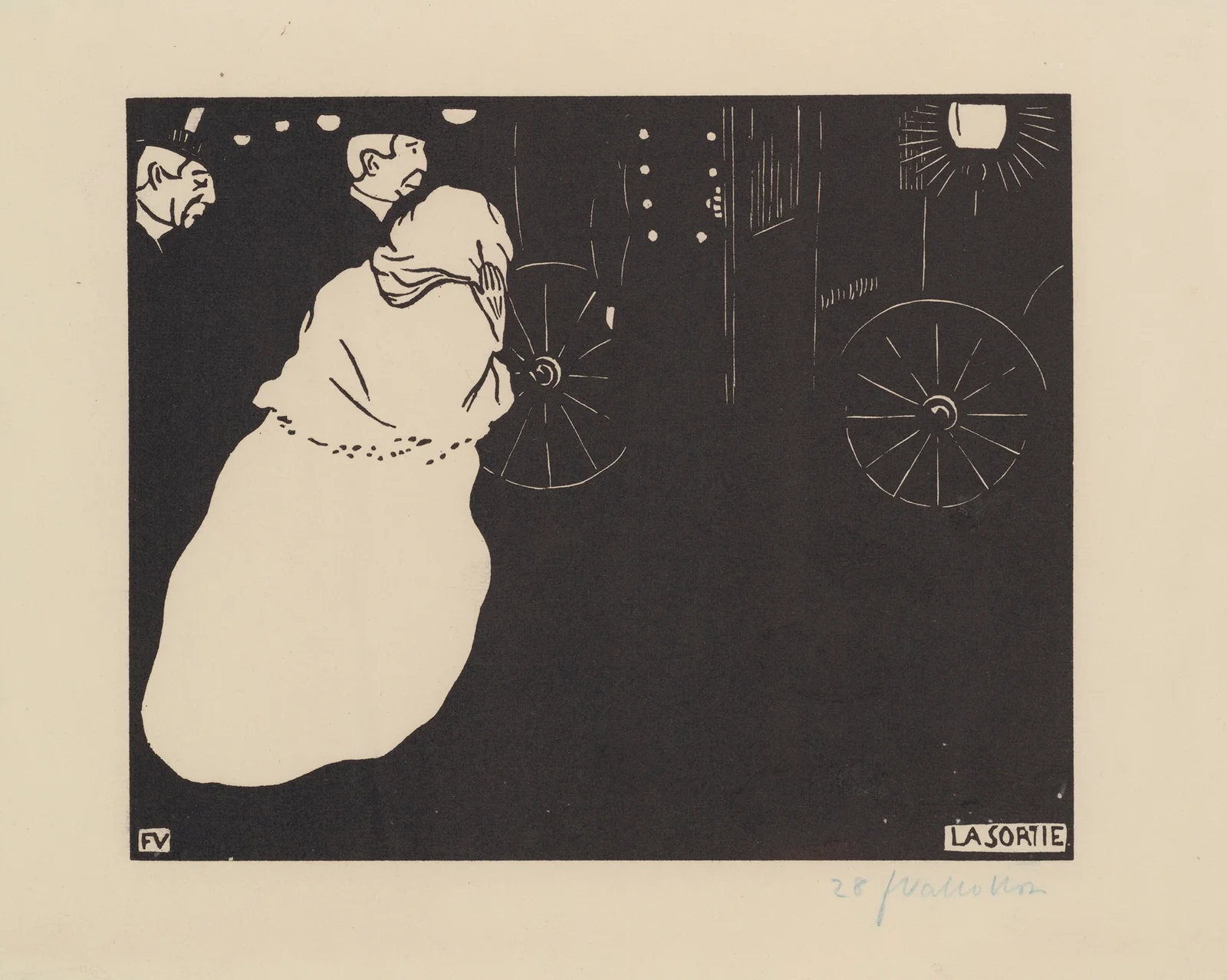 La sortie av Félix Vallotton
