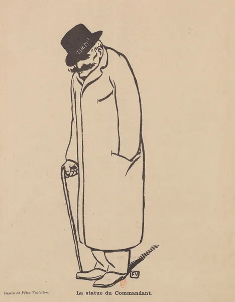 La Statue du Commandant av Félix Vallotton
