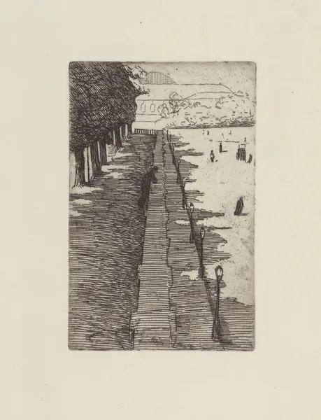 La terrasse av Félix Vallotton