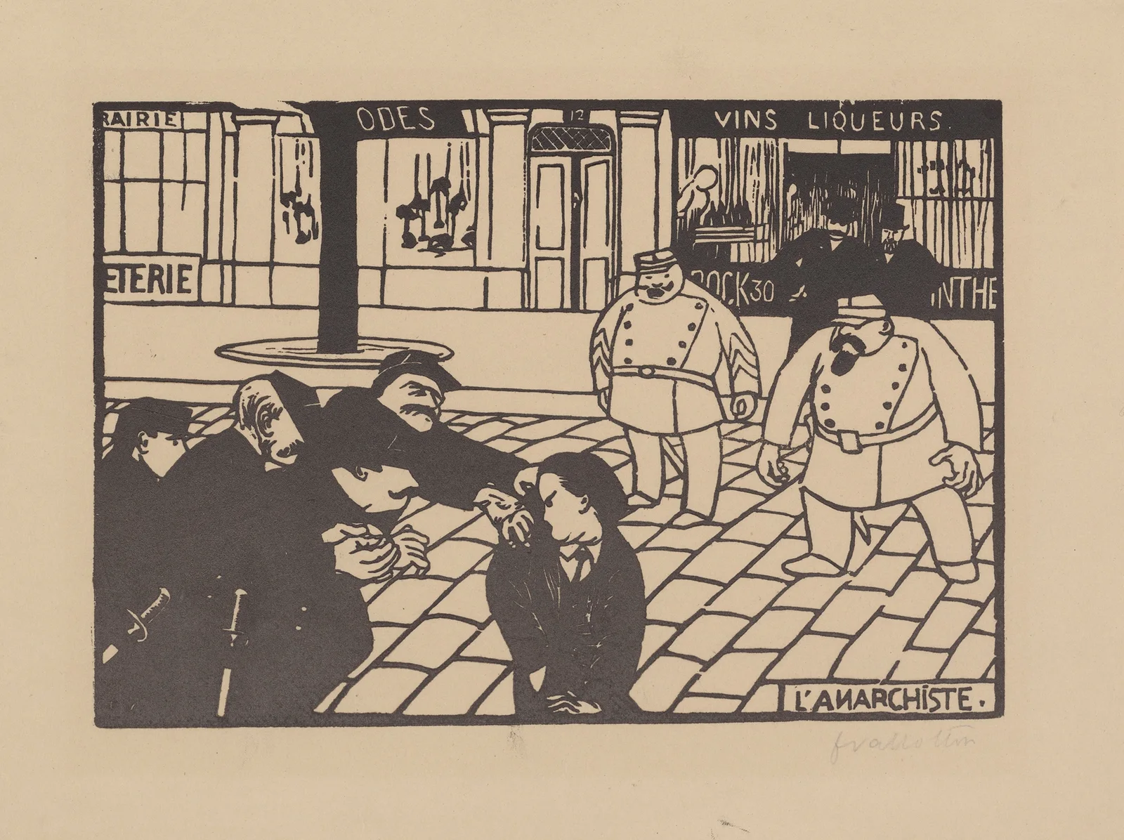 L’anarchiste av Félix Vallotton