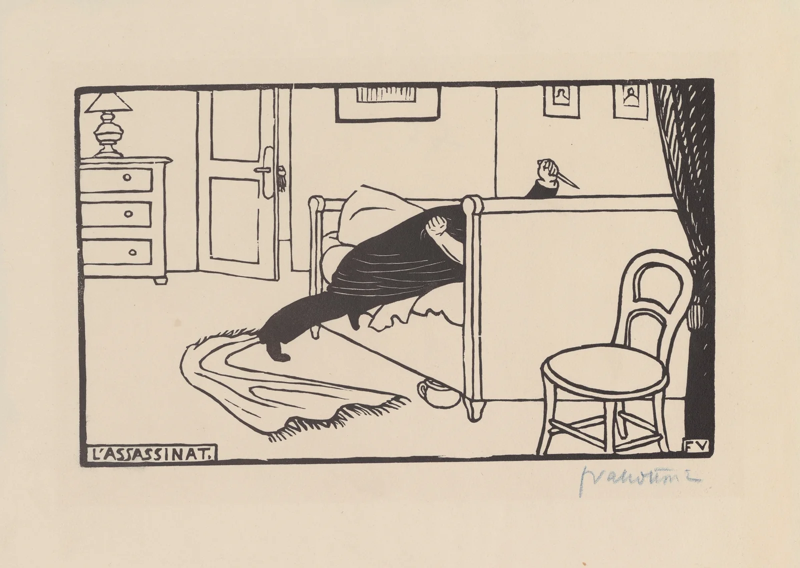 L’assassinat av Félix Vallotton