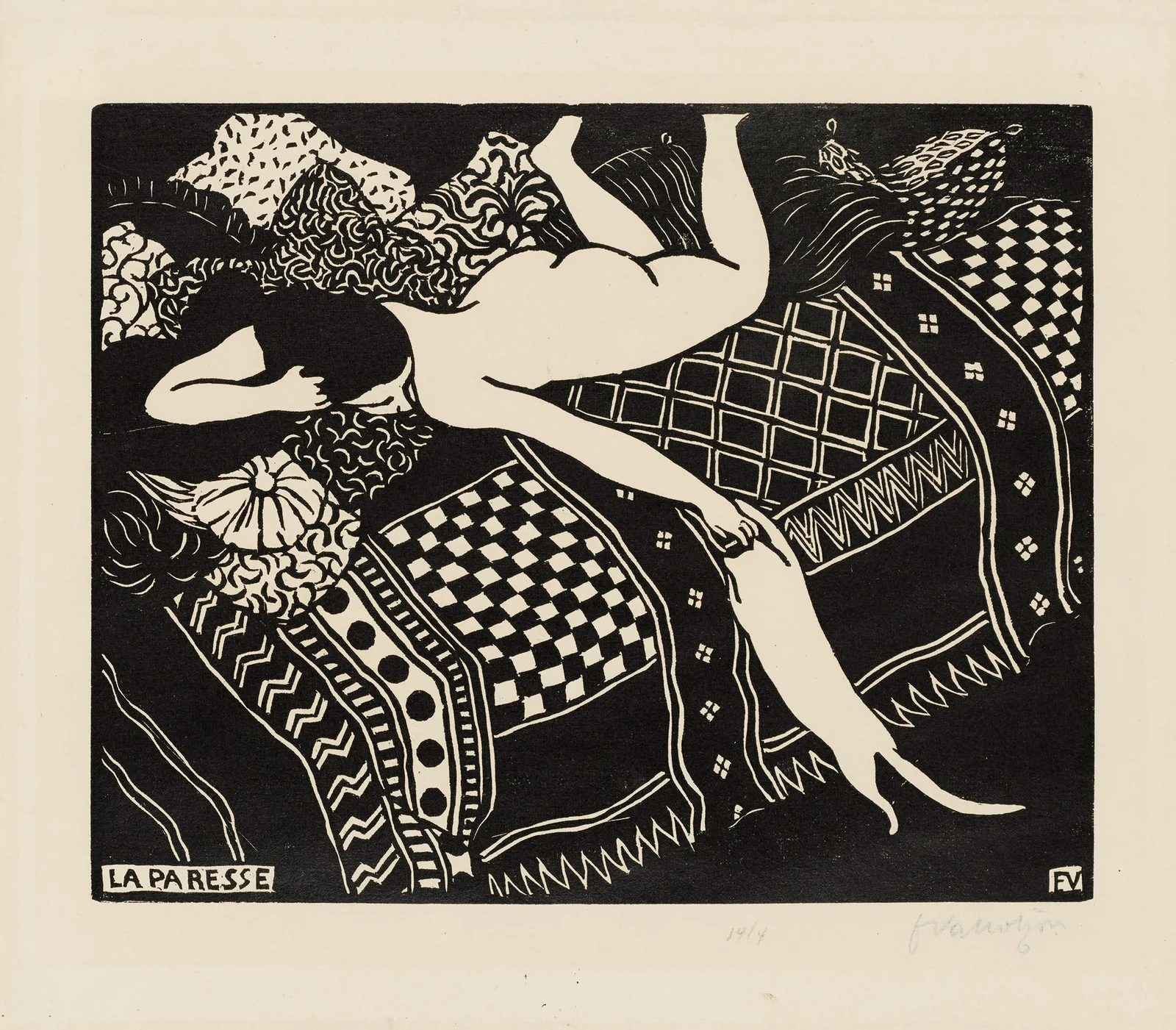 Laziness av Félix Vallotton