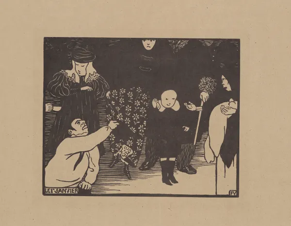 Le 1er janvier av Félix Vallotton