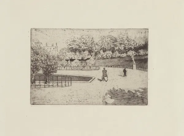 Le bassin du Luxembourg av Félix Vallotton