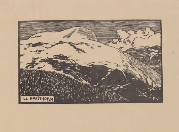 Le Breithorn av Félix Vallotton