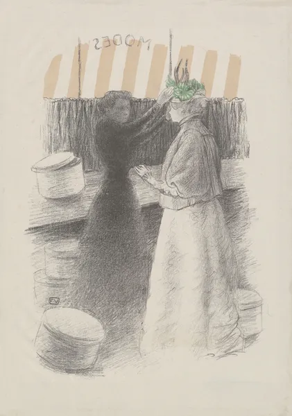 Le chapeau vert av Félix Vallotton