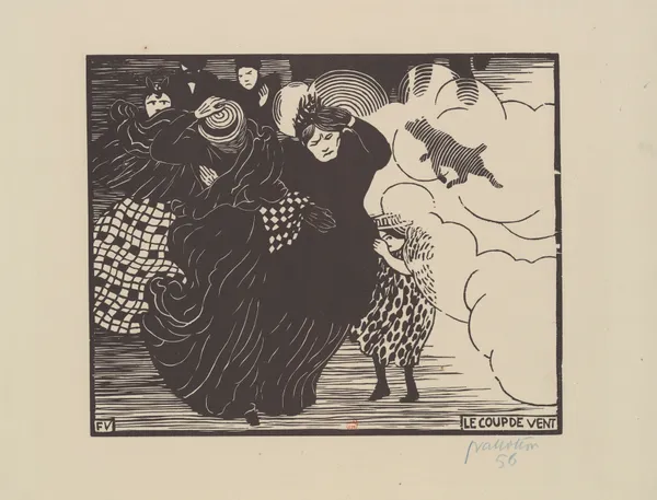 Le coup de vent av Félix Vallotton
