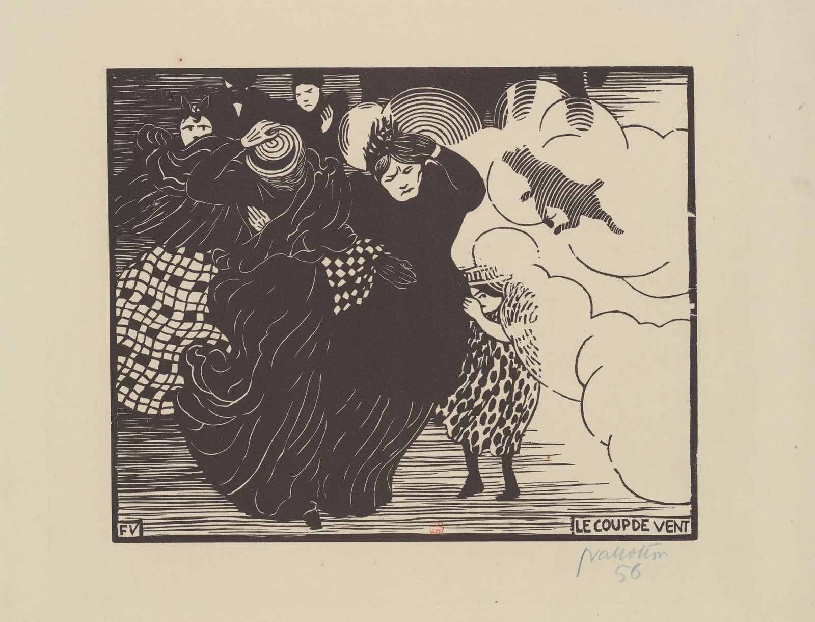 Le coup de vent av Félix Vallotton