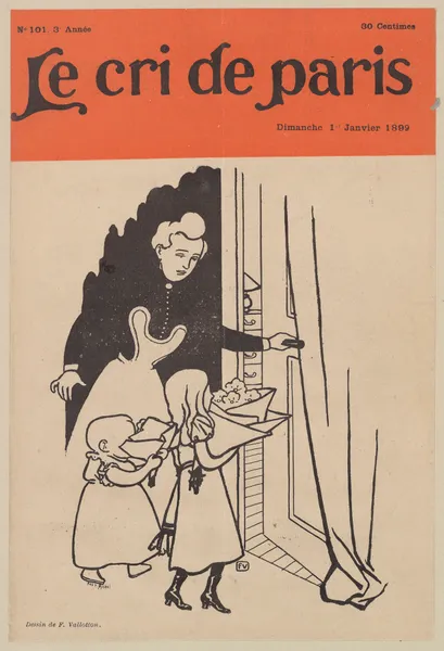 Le Cri de Paris – Dimanche 1 Janvier 1899 av Félix Vallotton