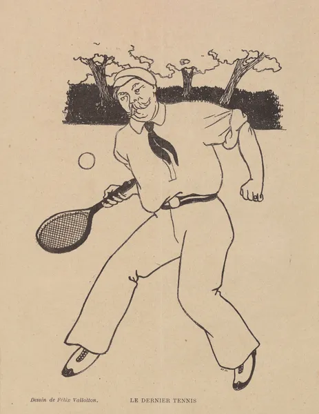Le Dernier Tennis av Félix Vallotton