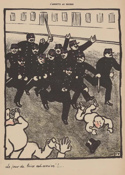 Le jour de boire est arrivé! av Félix Vallotton