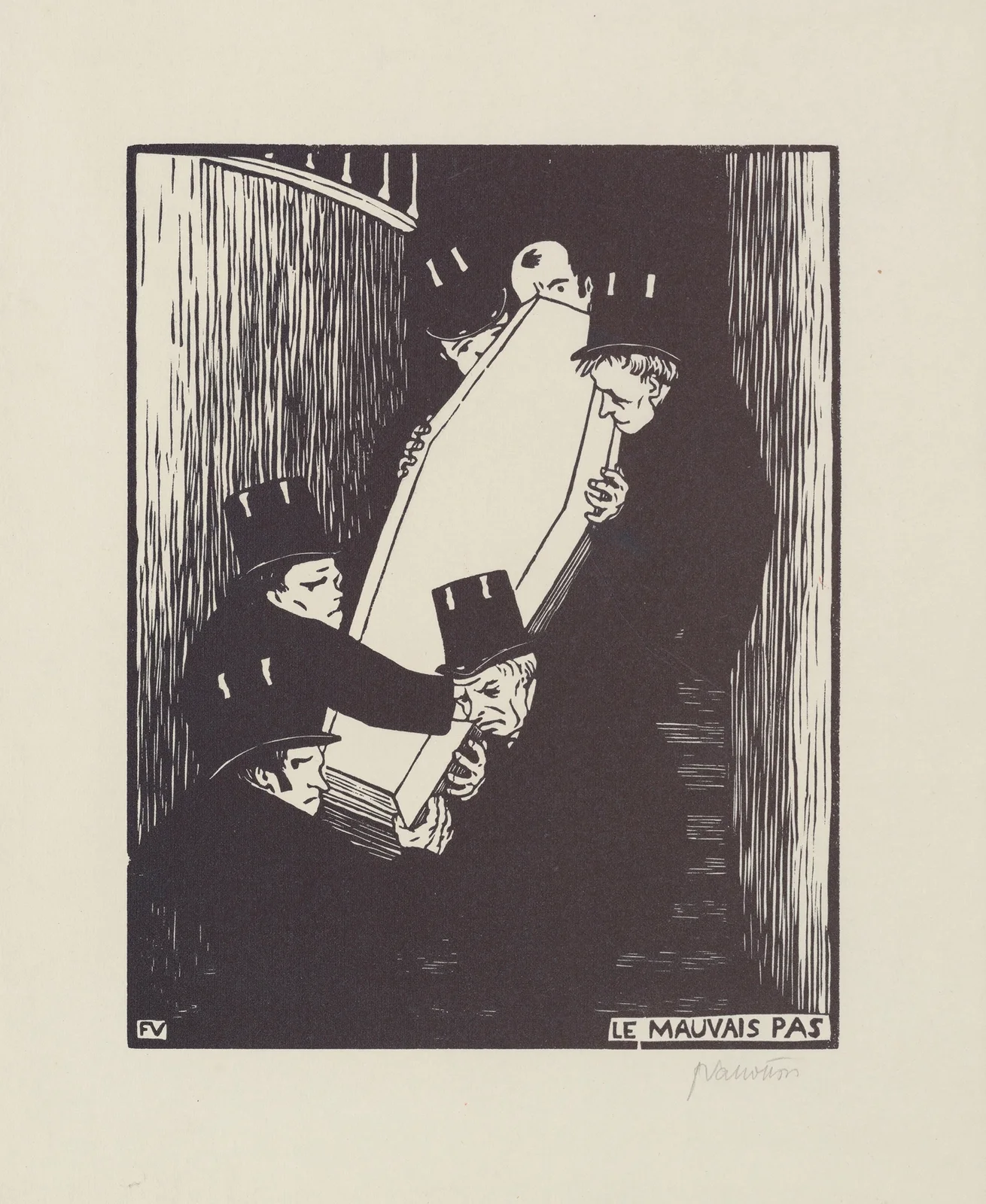 Le mauvais pas av Félix Vallotton