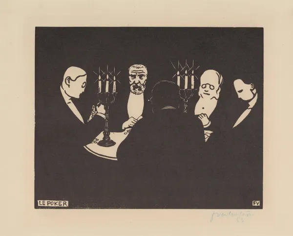 Le poker av Félix Vallotton
