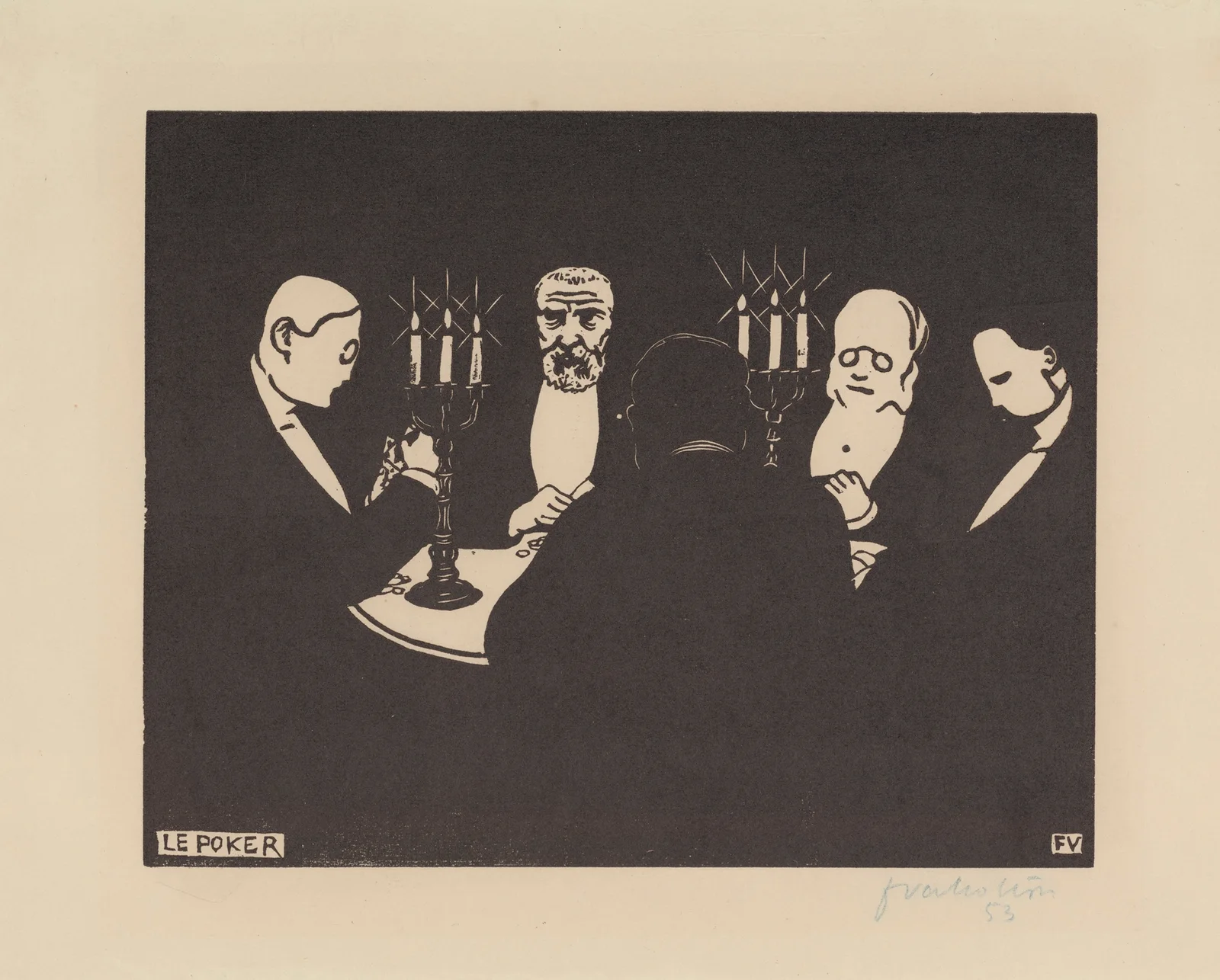 Le poker av Félix Vallotton